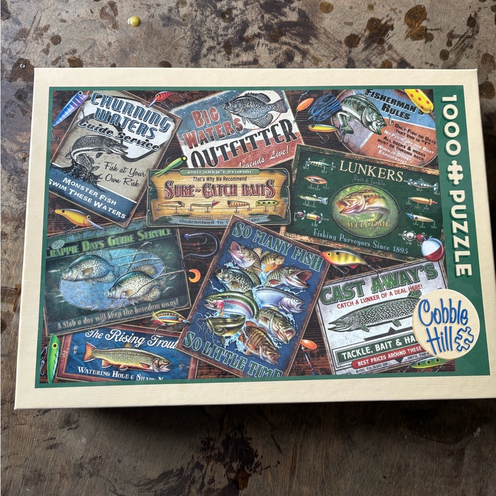 1000 piece puzzle. 🎣